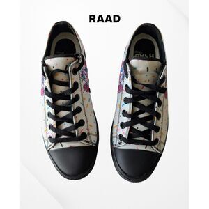 RAAD Shop Custom Printed Low-Top Sneakers Unicorn Weightlifter  Sz 7.5